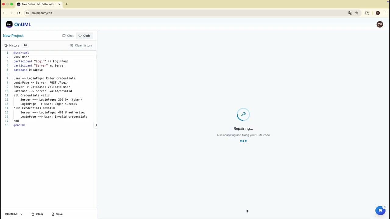 OnUML demo video thumbnail